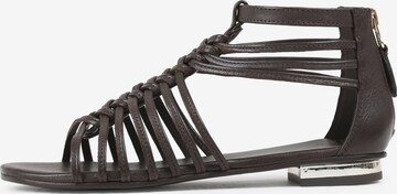 BRONX Strap Sandals ' New-Alys ' in Brown: front