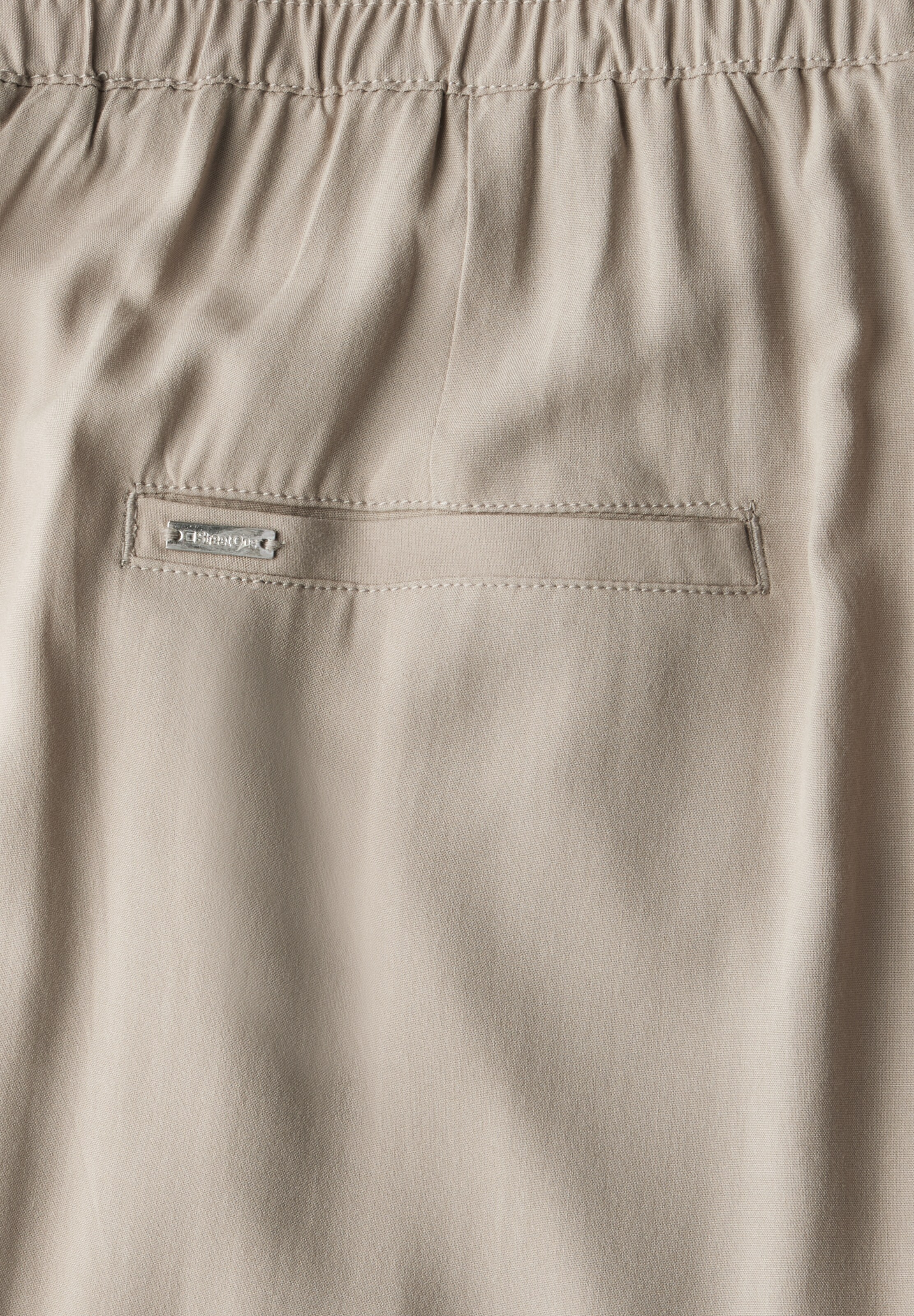 STREET ONE Wide Leg Hose in Grau