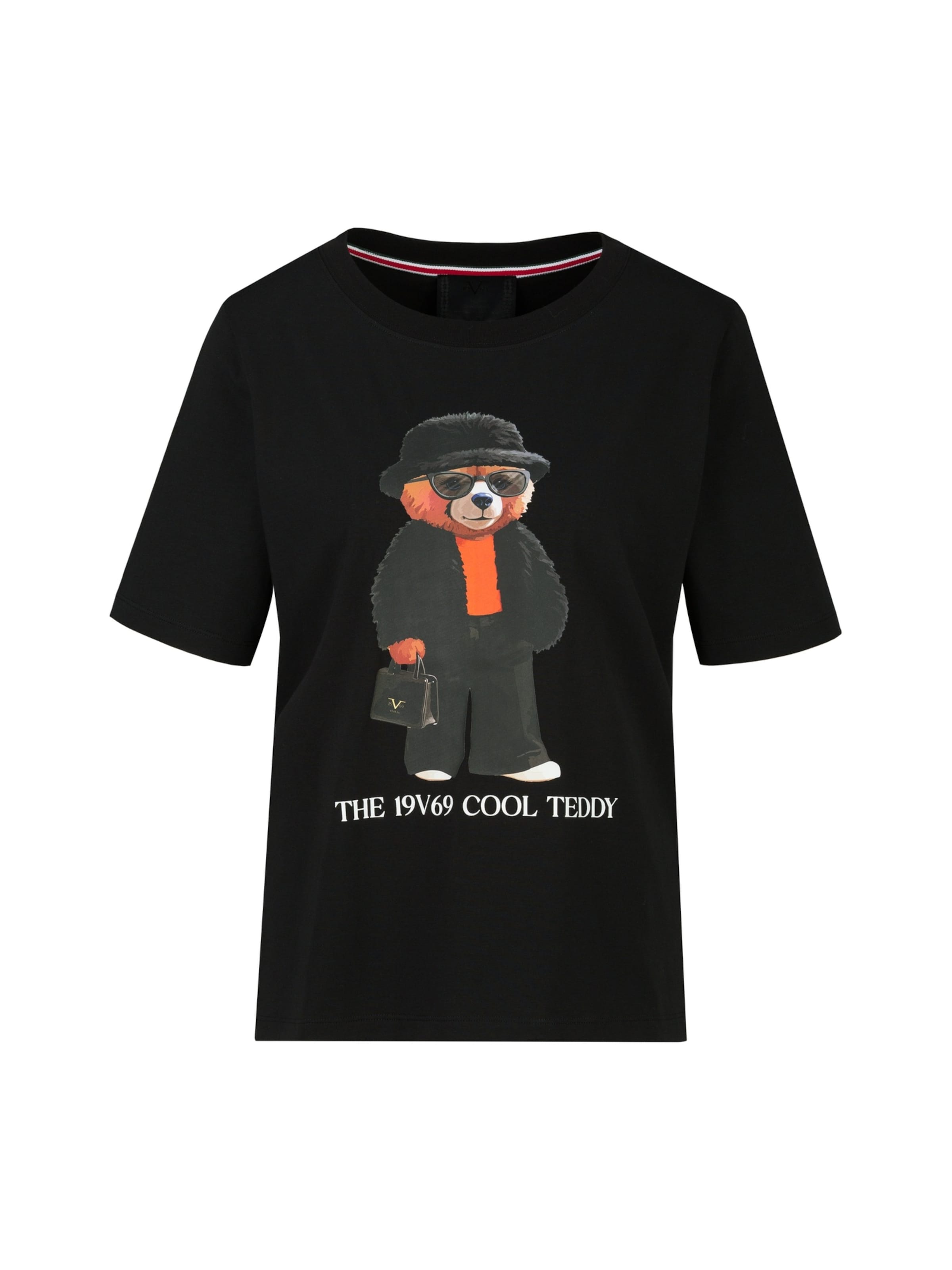 19V69 ITALIA Shirt 'Bellara' in Black: front