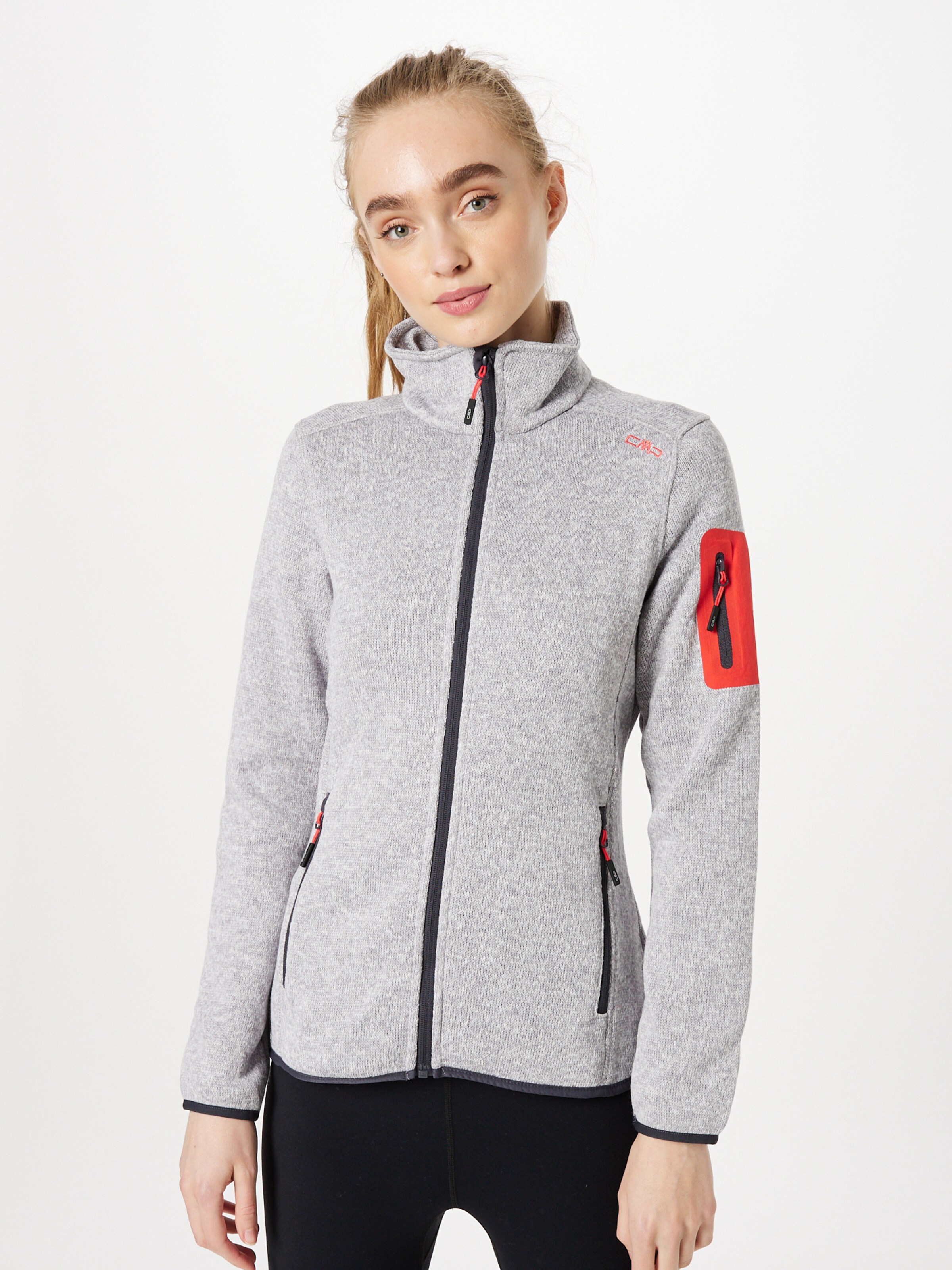 Frauen Sportarten CMP Funktionsfleecejacke in Graumeliert - BU60243 Frauen Sportarten CMP Funktionsfleecejacke in Graumeliert - BU60243