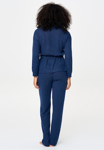 LingaDore Pyjama in Blau
