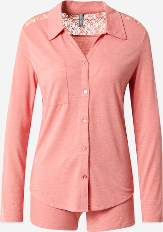 LingaDore Kort pyjamas i rosa: framsida
