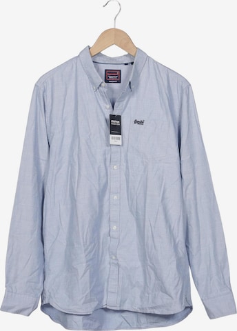 Superdry Hemd XXXL in Blau: Vorderseite