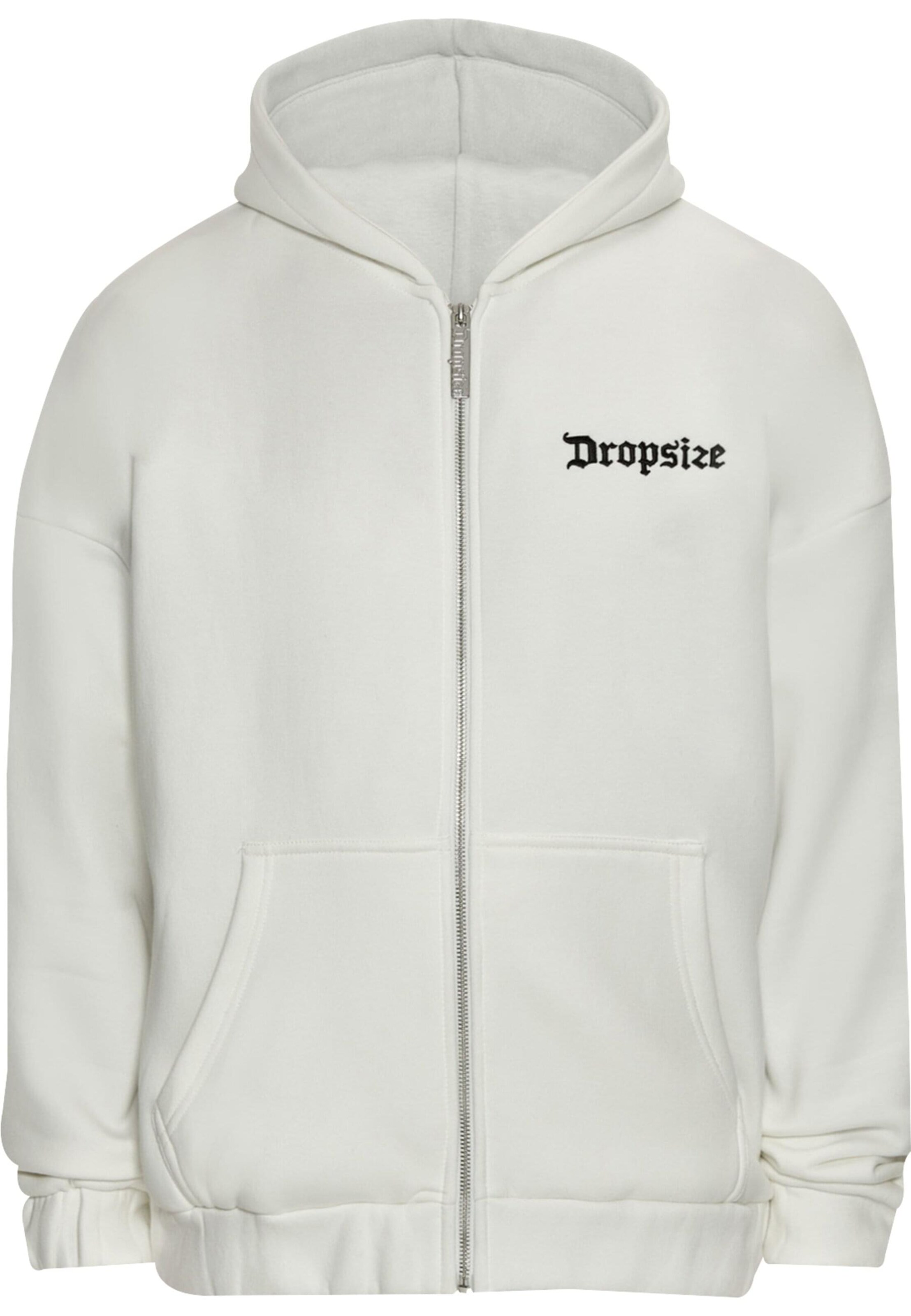 Dropsize Sweat jacket in White: front