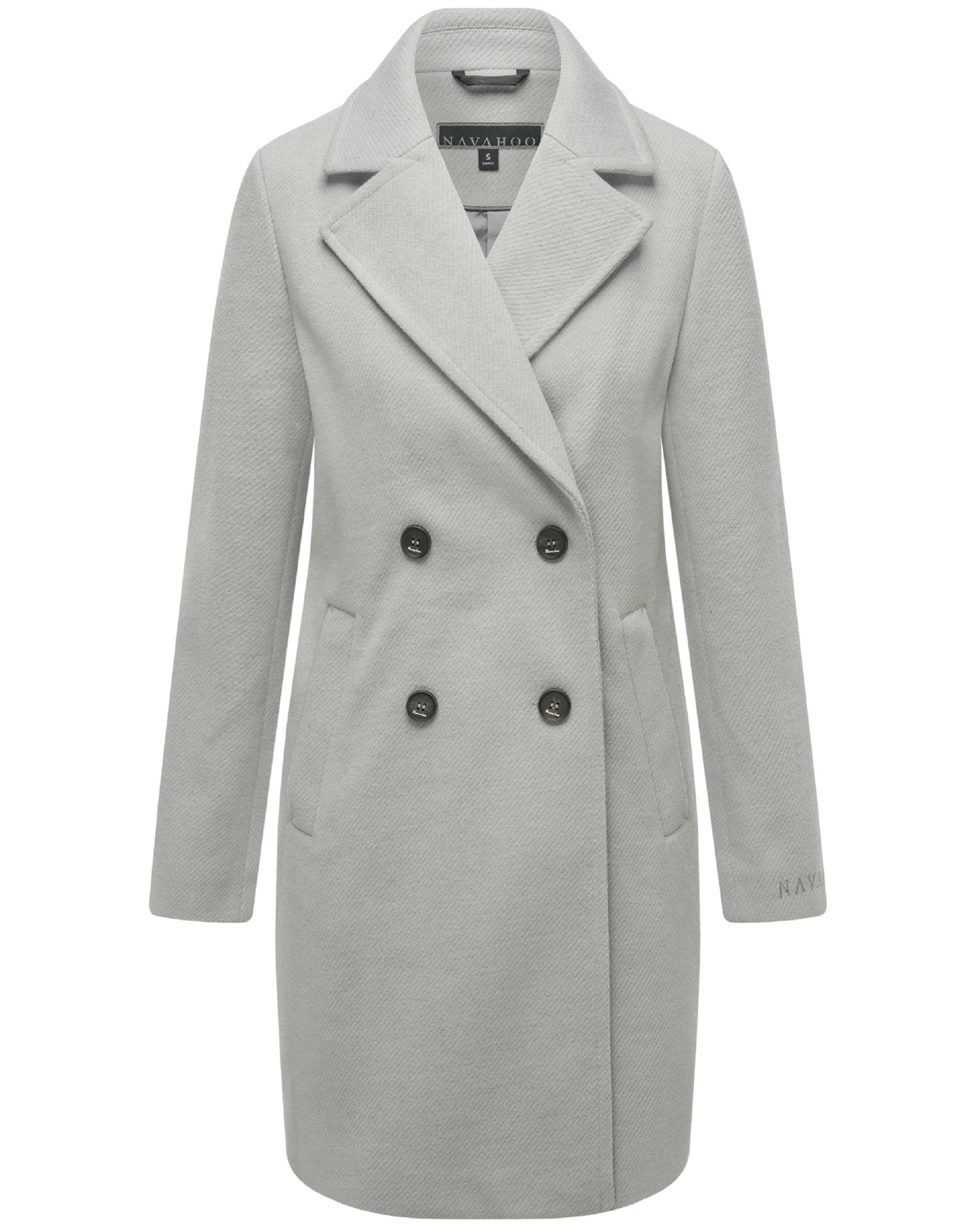 NAVAHOO Ανοιξιάτικο και φθινοπωρινό παλτό 'Frostjuwel' σε γκρι: μπροστά
