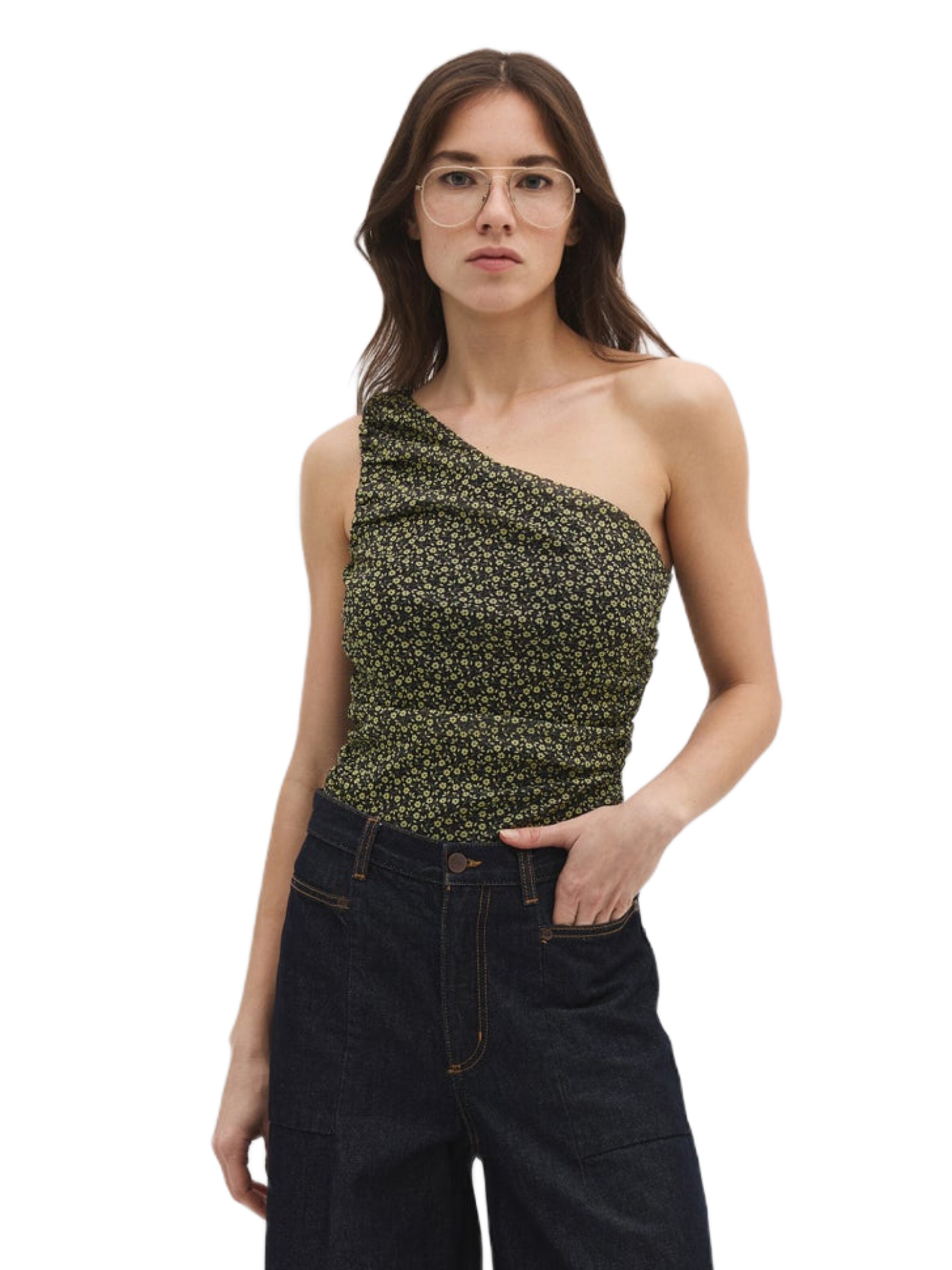 No Matter What Shirt body in Geel: voorkant