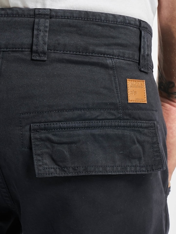 ALPHA INDUSTRIES Regular Cargo Pants 'Agent' in Blue
