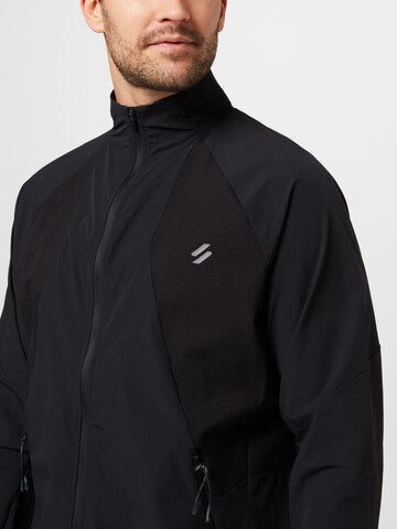 Superdry Training jacket in Black