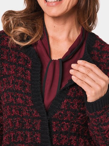 Goldner Knit Cardigan in Red