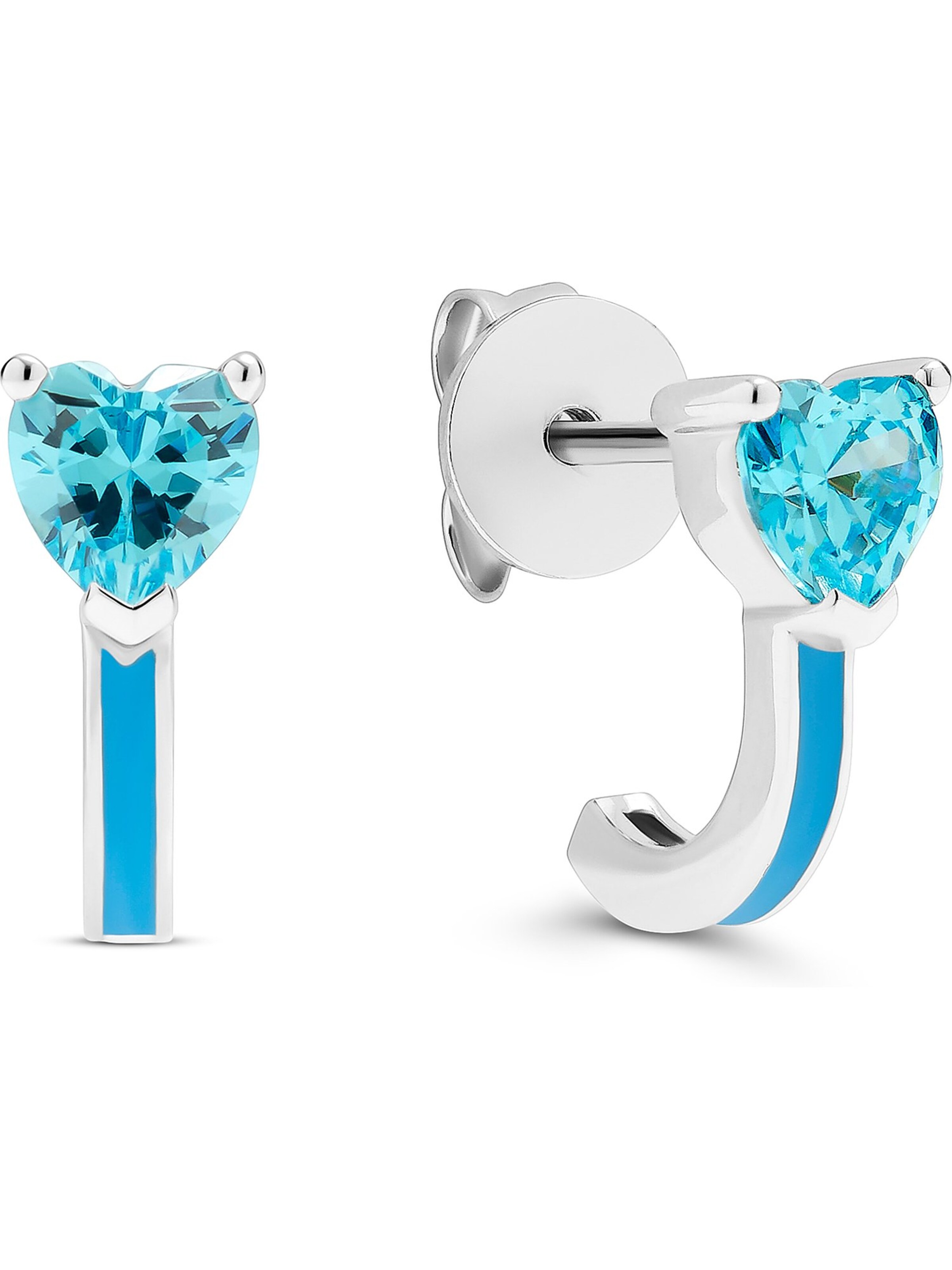 JETTE Earrings in Blue: front