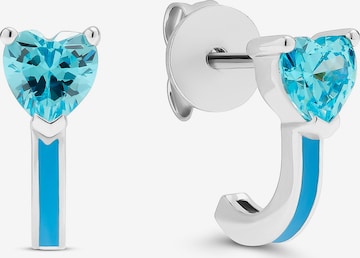 JETTE Ohrringe in Blau: Vorderseite