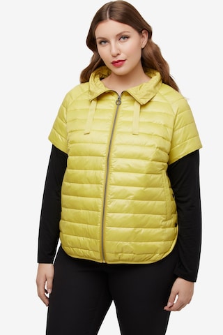 Ulla Popken Vest in Yellow: front