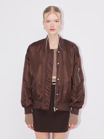 LeGer by Lena Gercke Between-season jacket 'Eleonore' in Brown: front