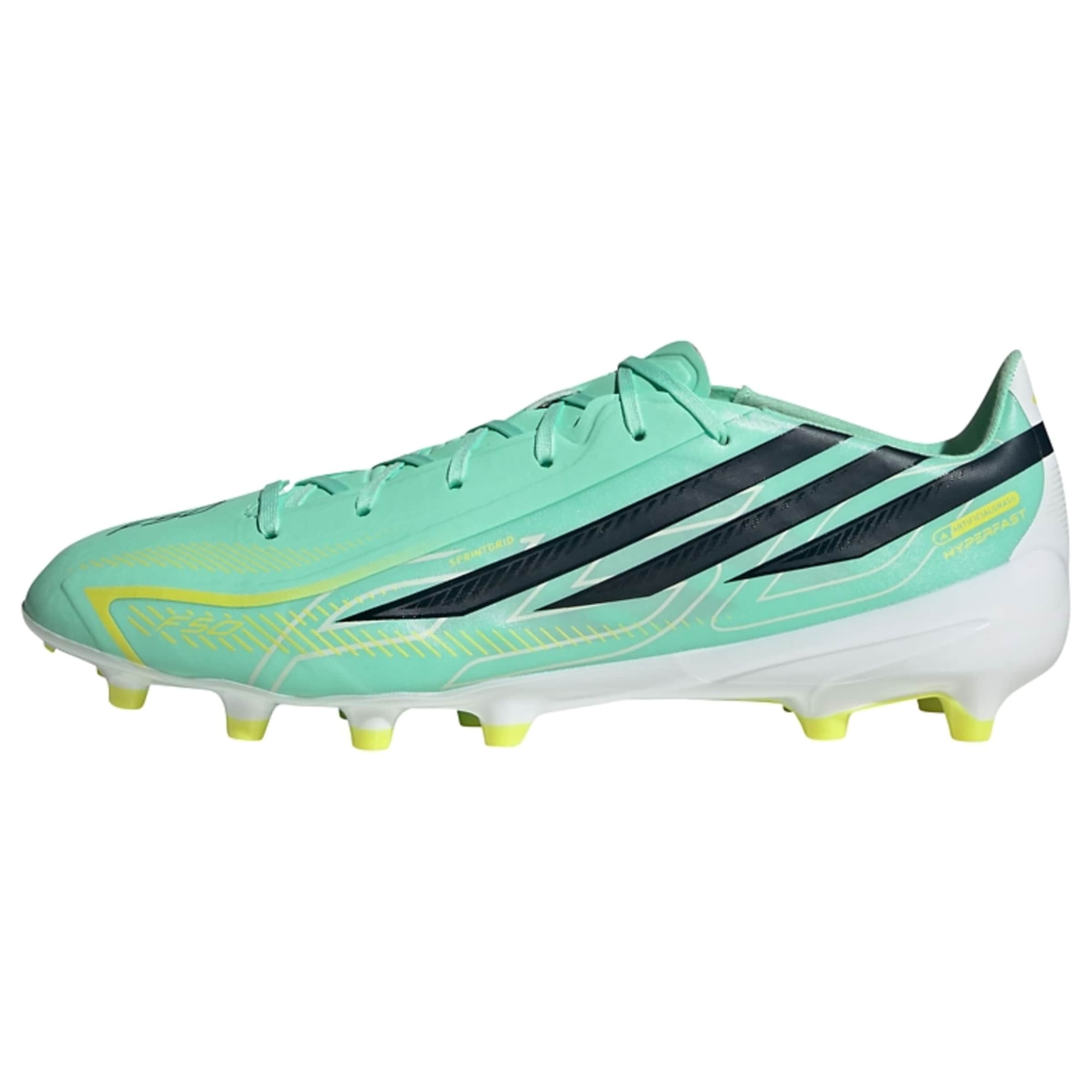 ADIDAS PERFORMANCE Voetbalschoen 'F50 Hyperfast League' in Groen: voorkant
