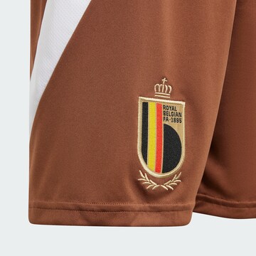 Regular Pantalon de sport 'Belgien 24' ADIDAS PERFORMANCE en marron