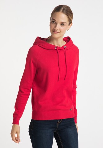 DreiMaster Maritim Sweatshirt in Red: front