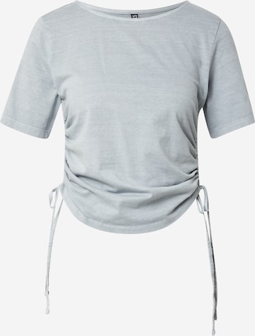 PIECES Shirt 'Veppa' in Grijs: voorkant