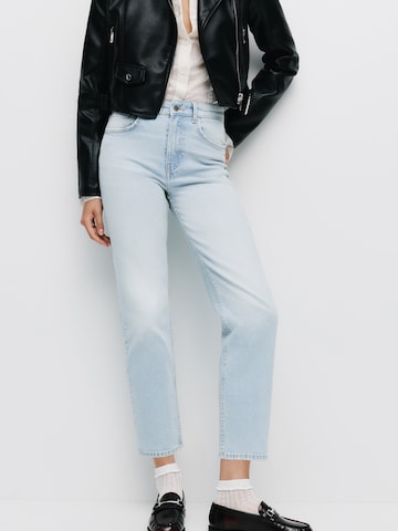 Regular Jean Pull&Bear en bleu : devant