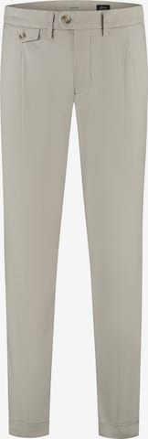 Pantalon chino 'Marlon Pleat' Dstrezzed en gris : devant