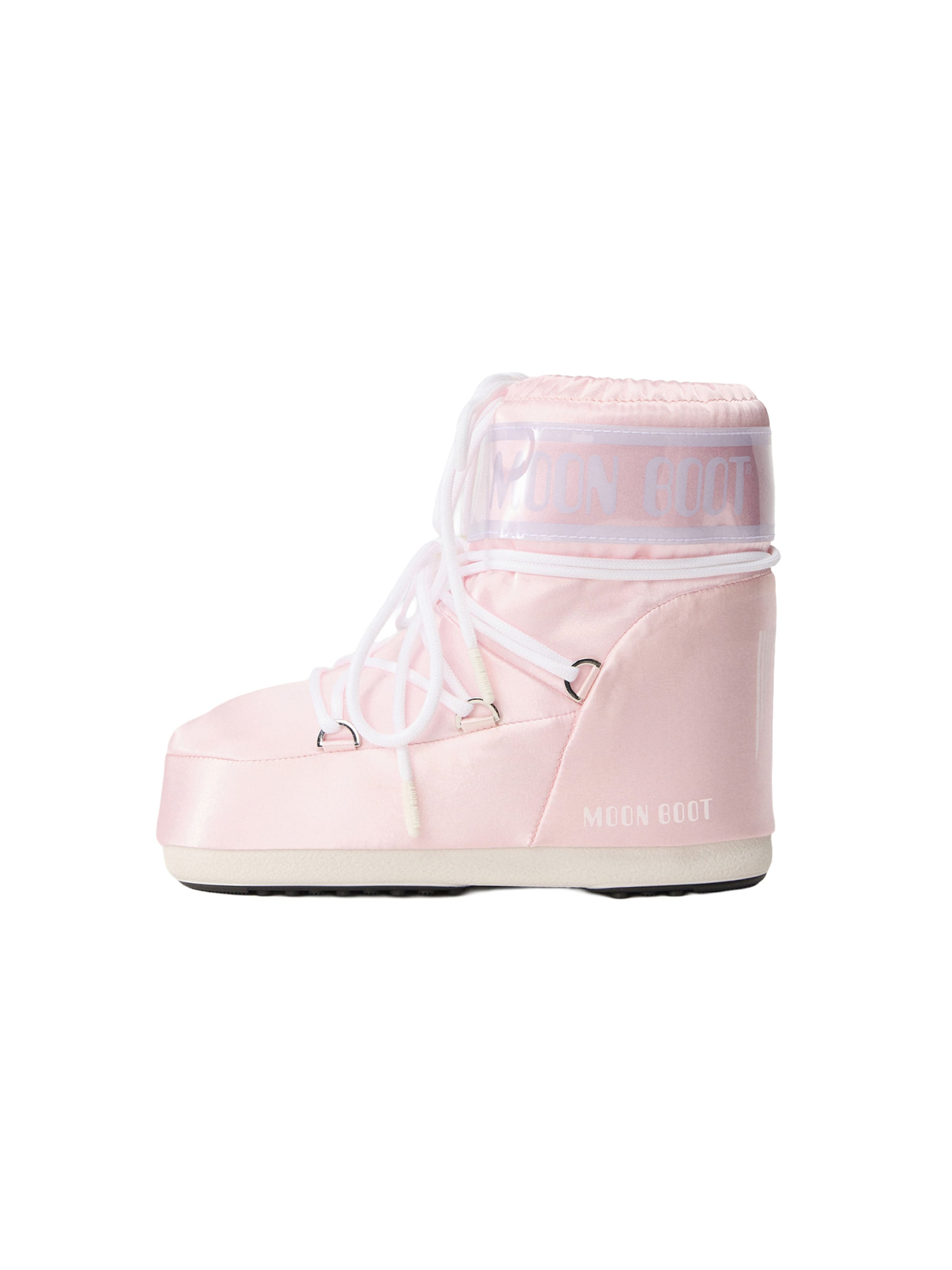 Bocanci de zăpadă de la MOON BOOT pe roz: față