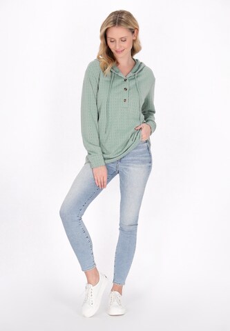 žalia usha BLUE LABEL Megztinis be užsegimo 'Comfy'