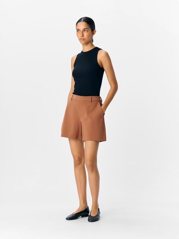 OBJECT Regular Broek 'OBJLisa' in Bruin