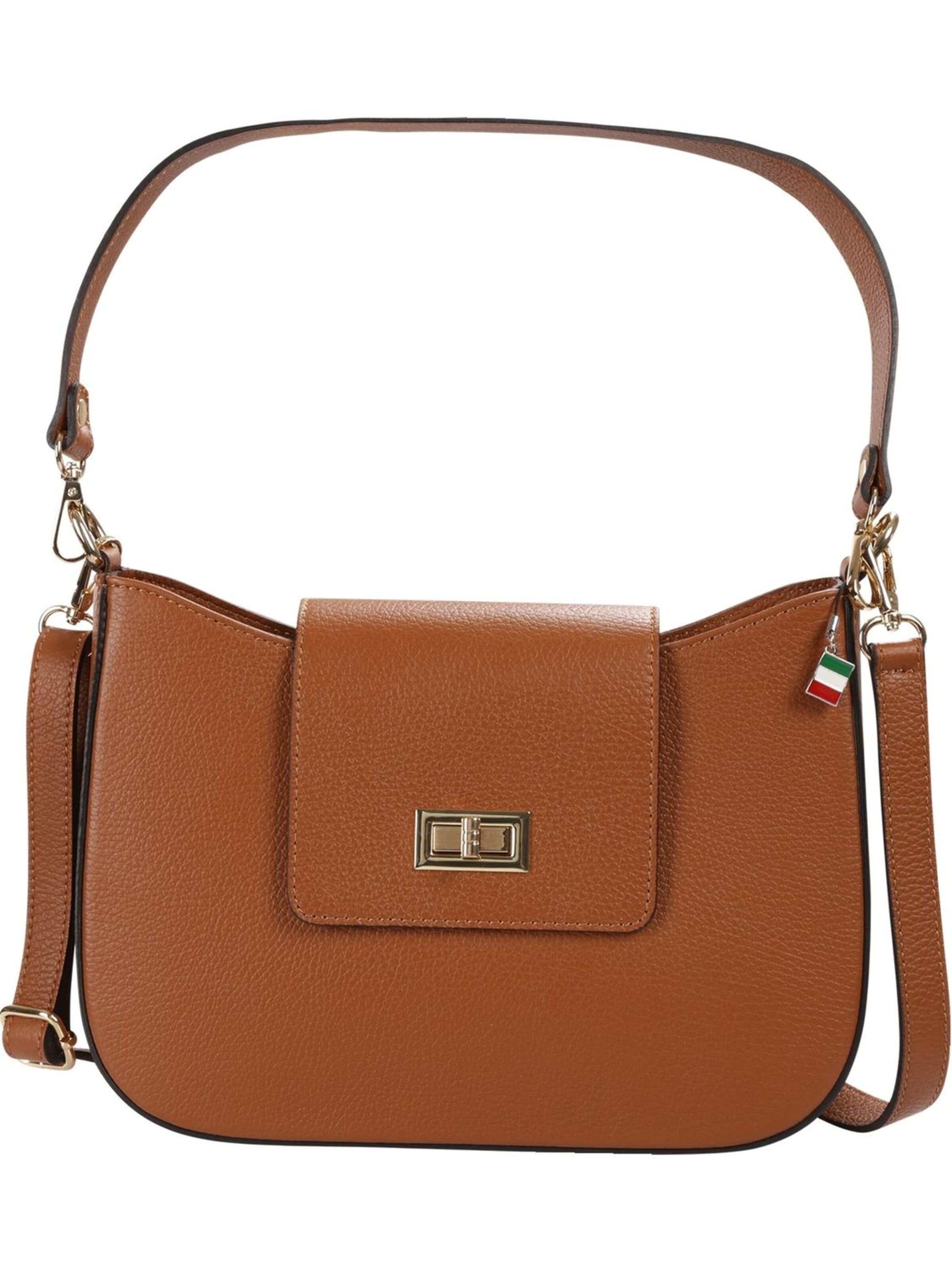Florence Schultertasche‌ in Braun: Vorderseite