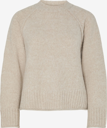 PIECES Sweater 'PCJimma' in Beige: front