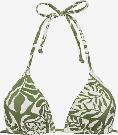 BUFFALO Bikinitoppi värissä oliivi / valkoinen, Tuotenäkymä