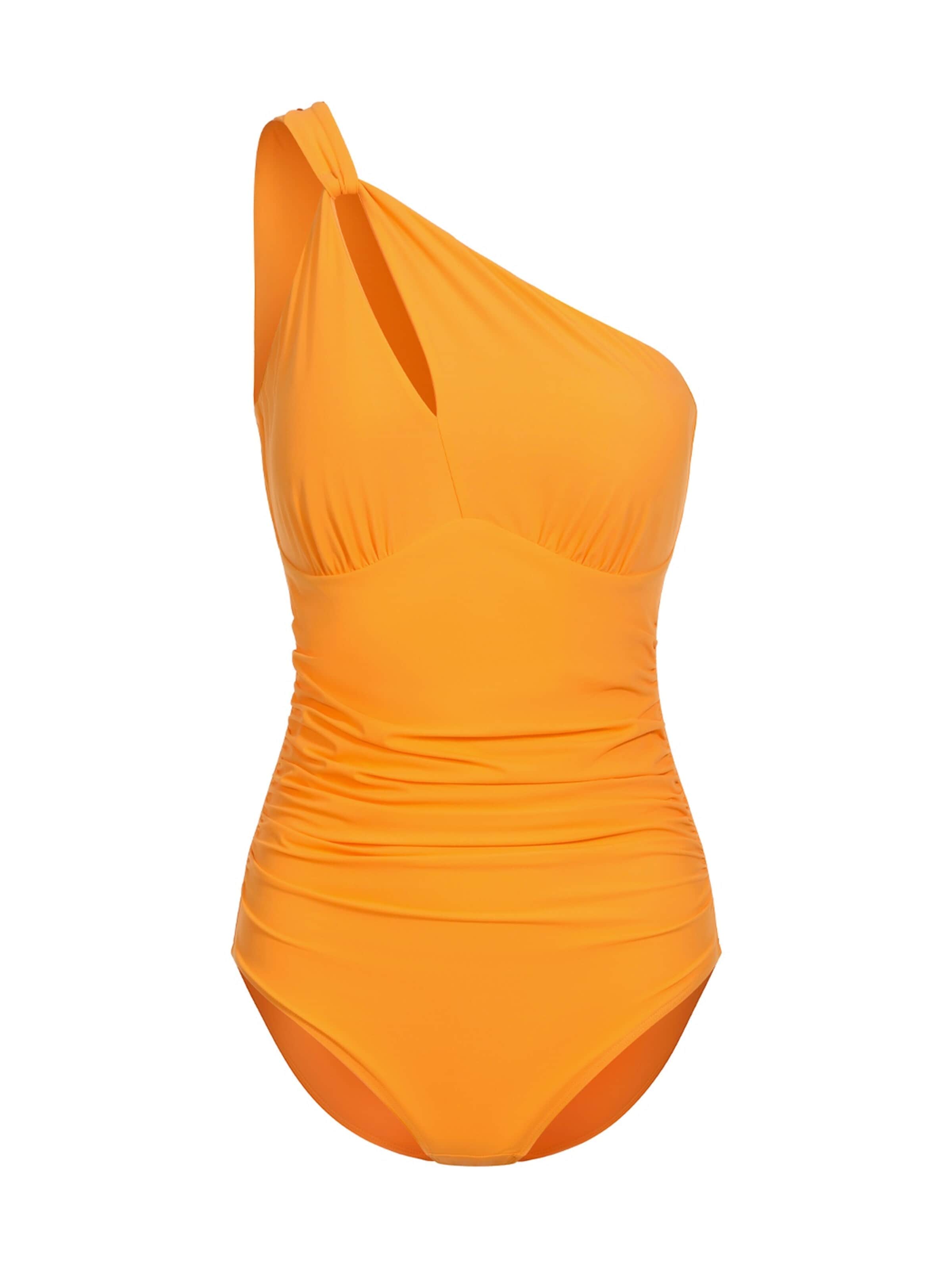 cfab Shapingbadeanzug 'Cut out Shaping - Badeanzug'‌‌‌‌‌‌‌‌ in Orange: Vorderseite