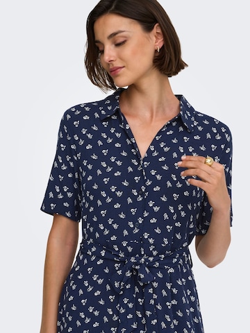 Robe-chemise 'STARSEZEN' JDY en bleu