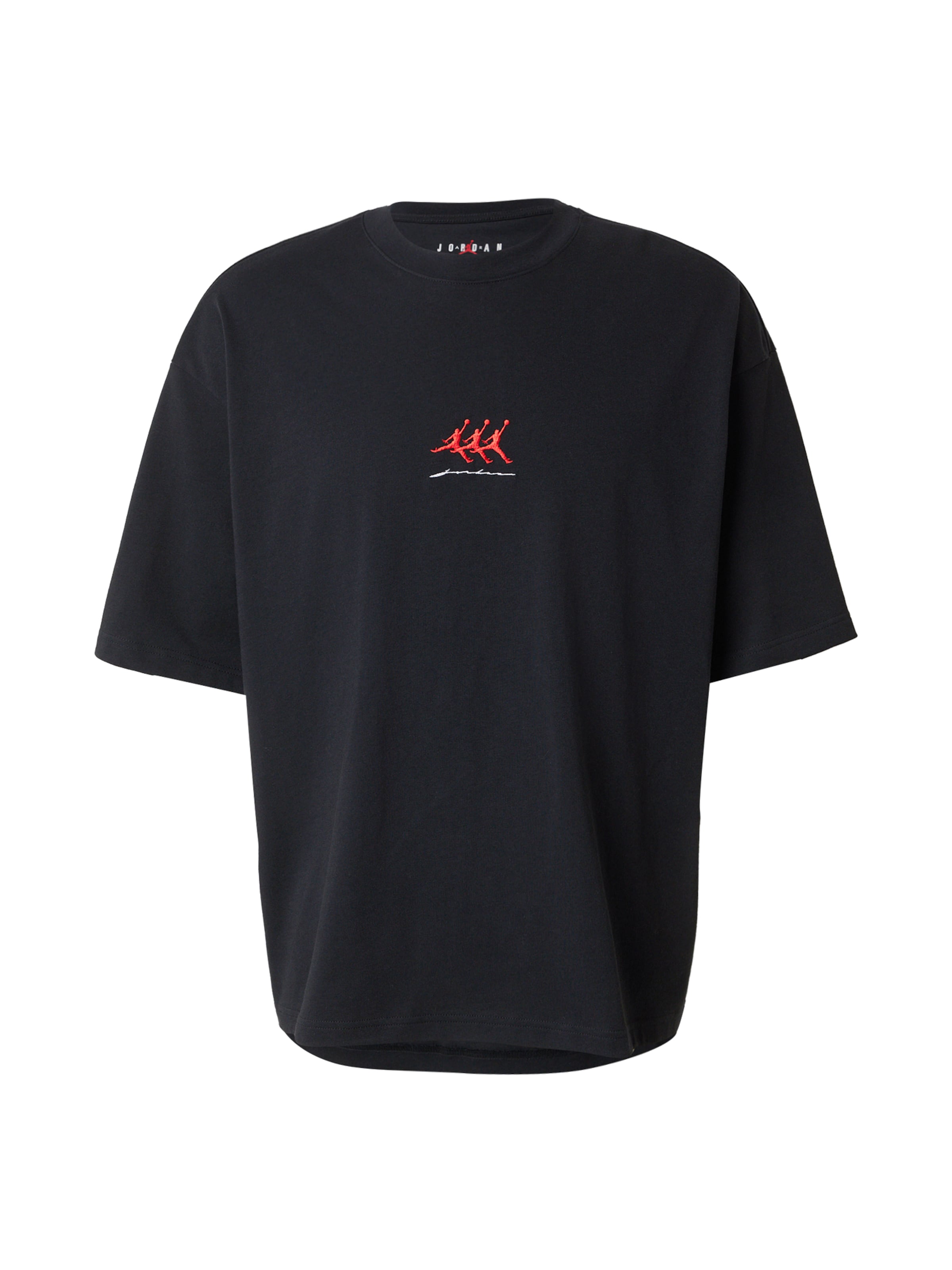 Tricou de la Jordan pe negru: față