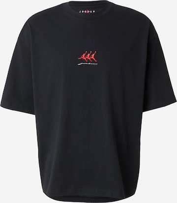 juoda Jordan Marškinėliai: priekis