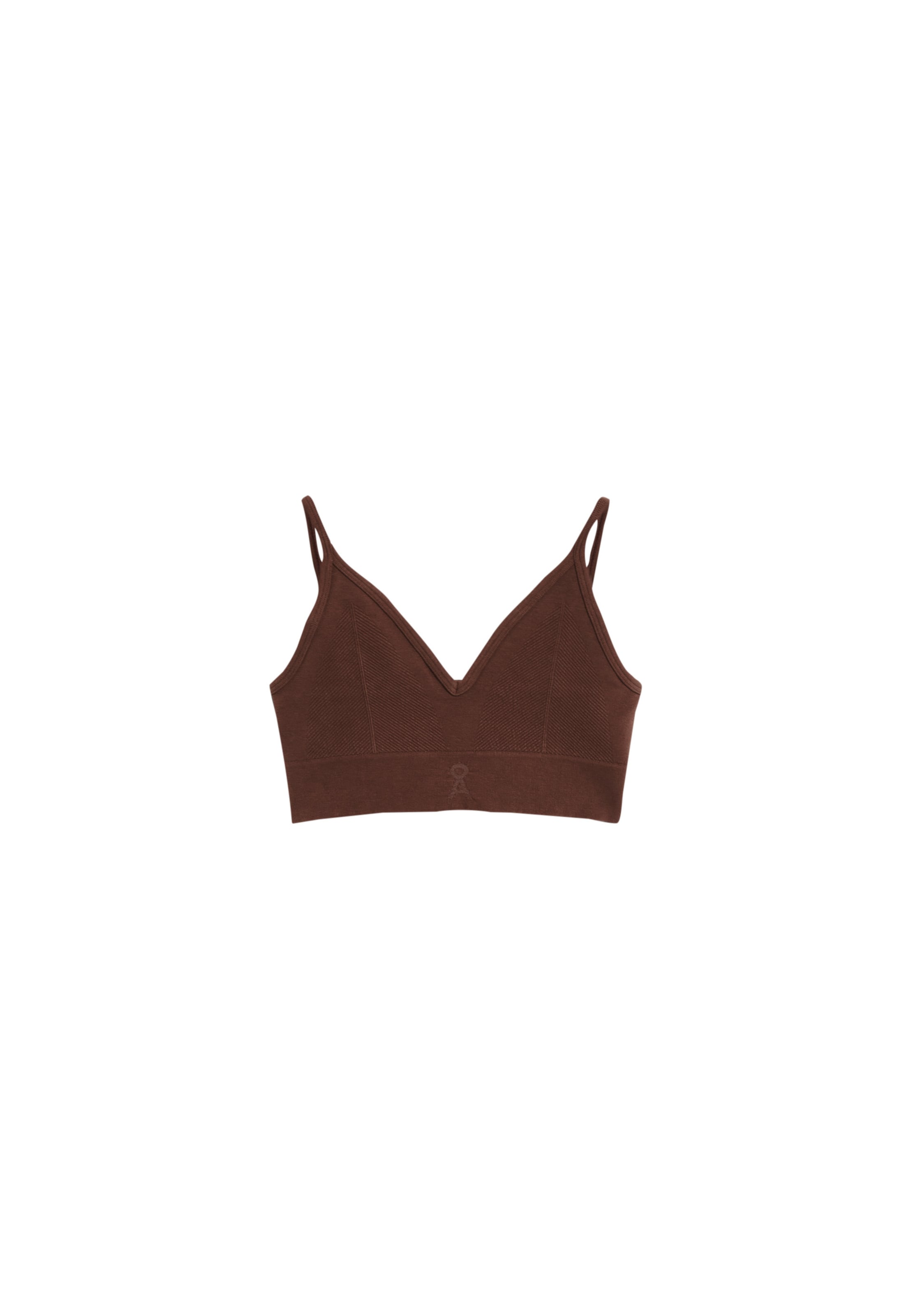 ARMEDANGELS Bralette Bra in Brown: front