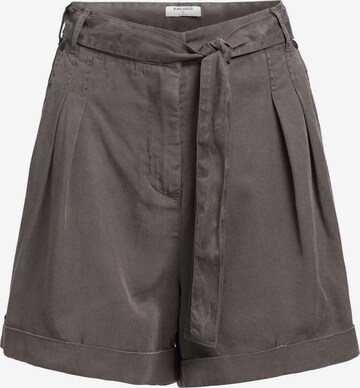 Loosefit Pantaloni con pieghe 'Elida' di khujo in grigio: frontale