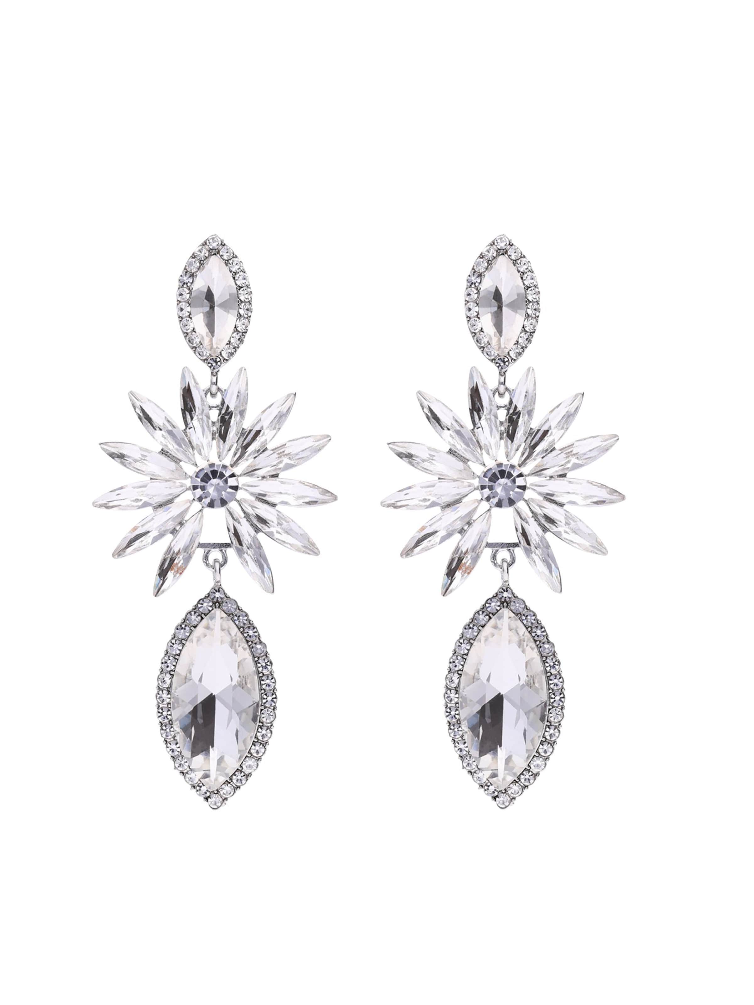 Lucardi Earrings 'Statement' in Silver: front