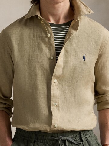 Slim fit Camicia di Polo Ralph Lauren in beige