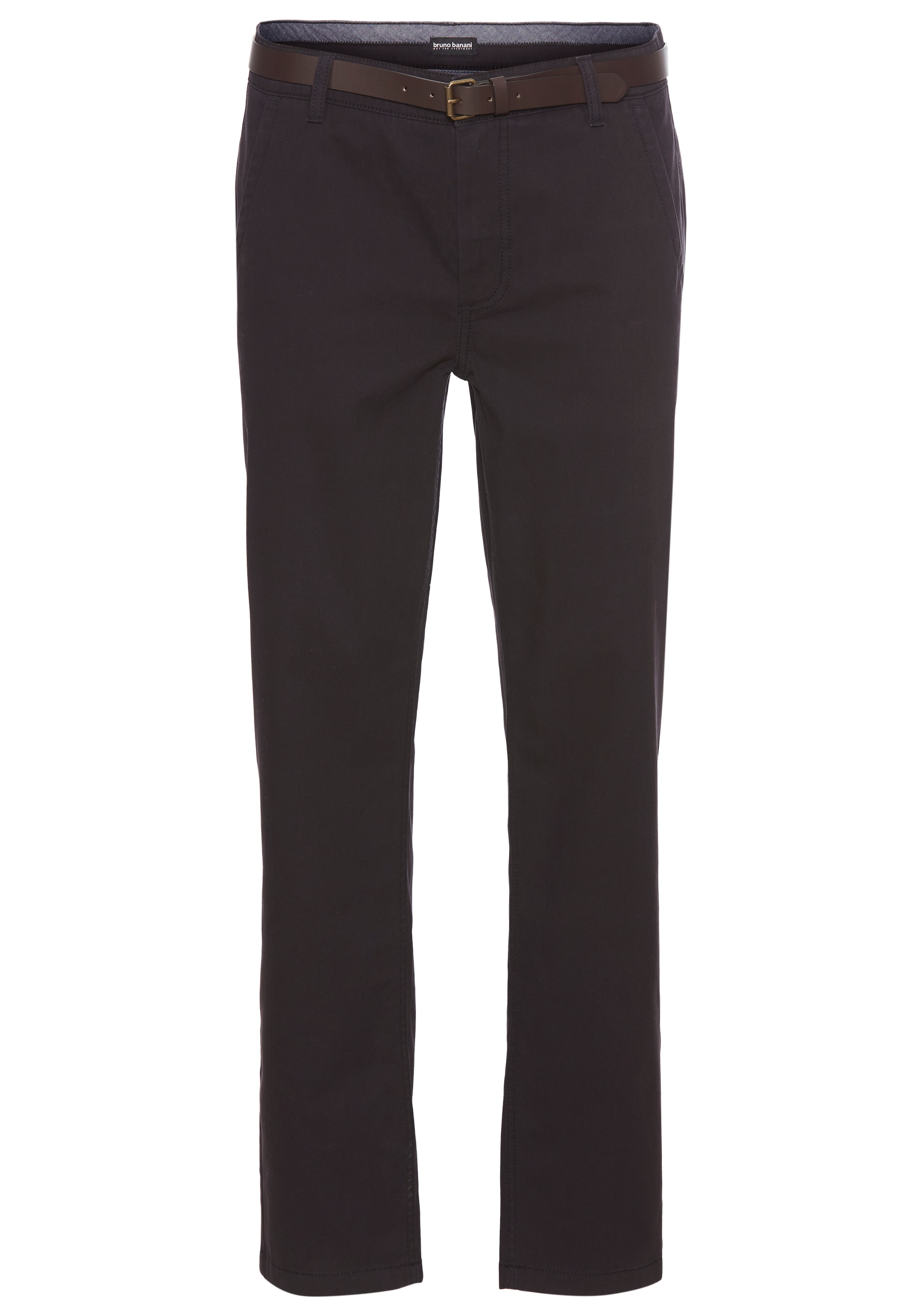 Bruno Banani Chinohose in Schwarz: Vorderseite