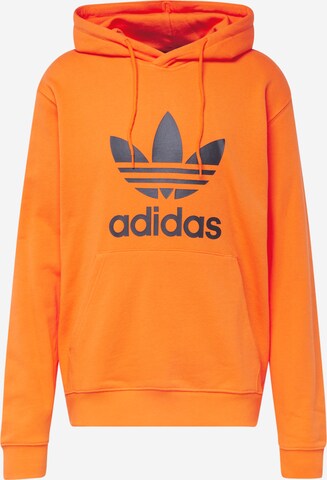 ADIDAS ORIGINALS Sweatshirt 'Adicolor Classics Trefoil' in Orange: predná strana