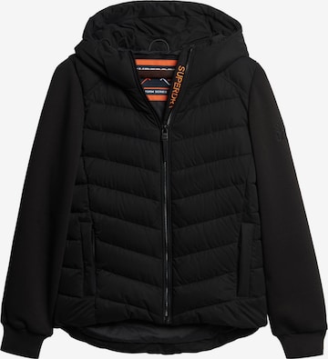 Superdry & Co Välikausitakki 'Storm' värissä musta: etupuoli