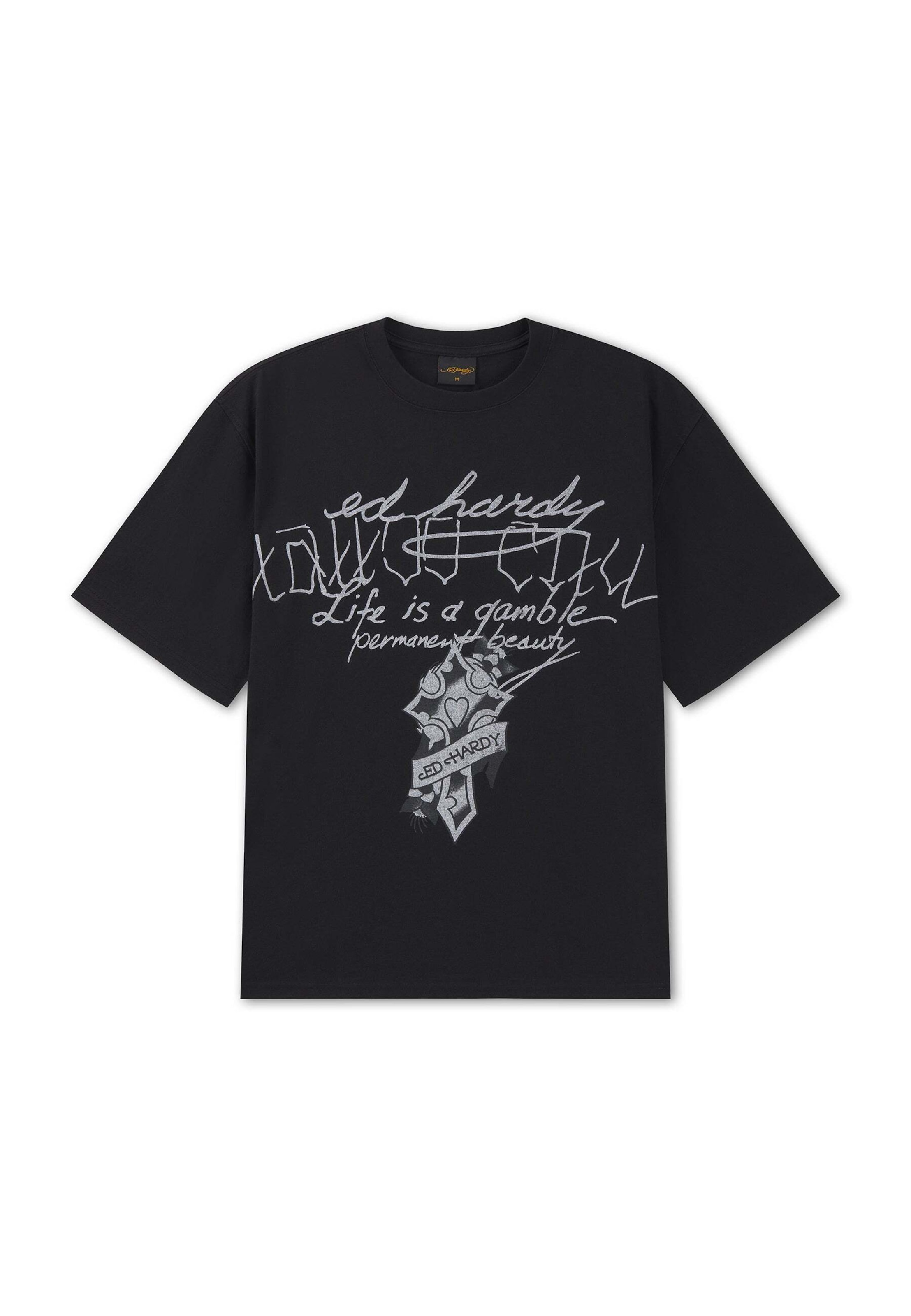 Ed Hardy - Camiseta en negro