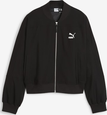 PUMA - Chaqueta de entretiempo 'Classics Shiny' en negro: frente