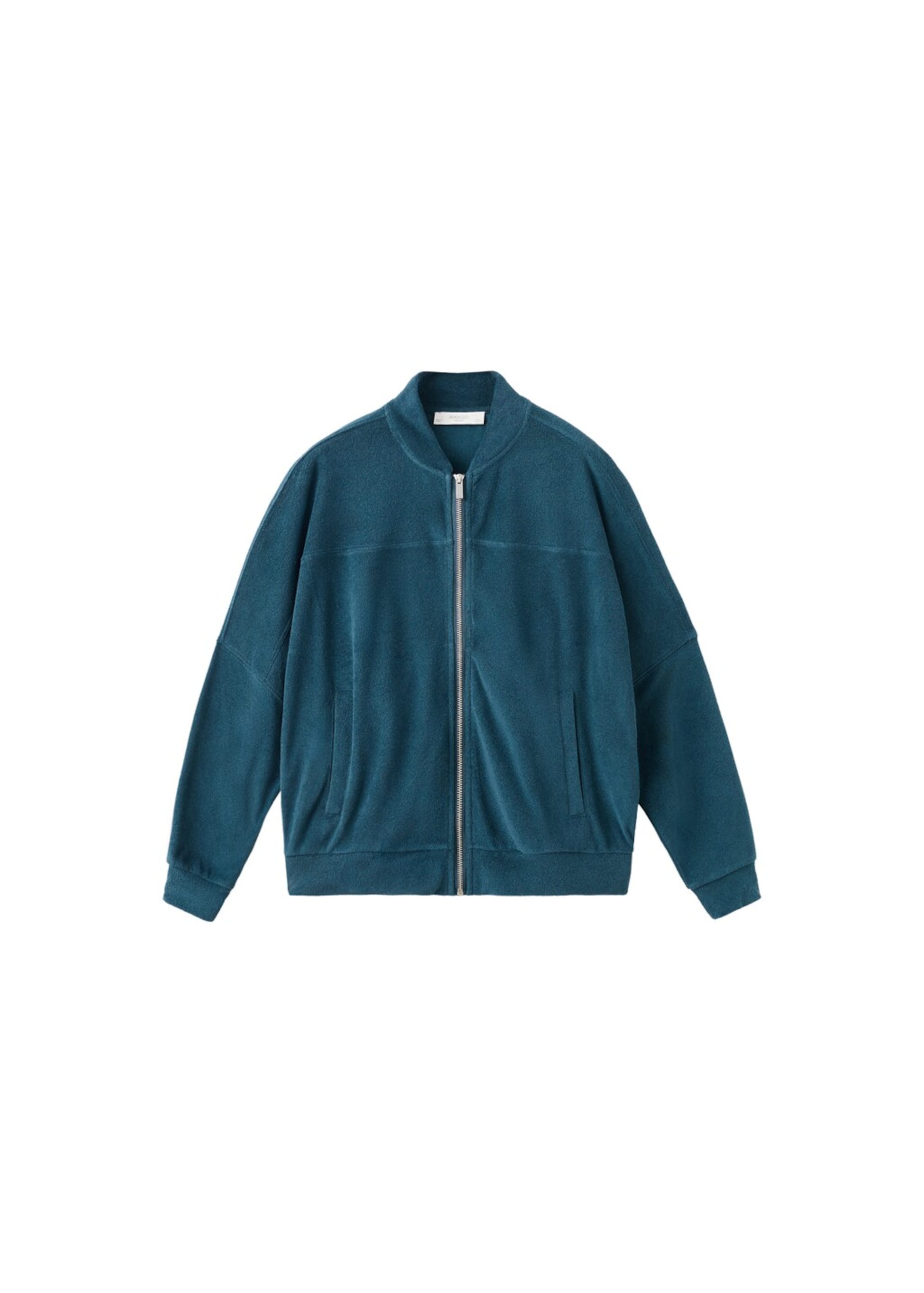 MANGO Knit Cardigan 'Terry' in Navy, Item view