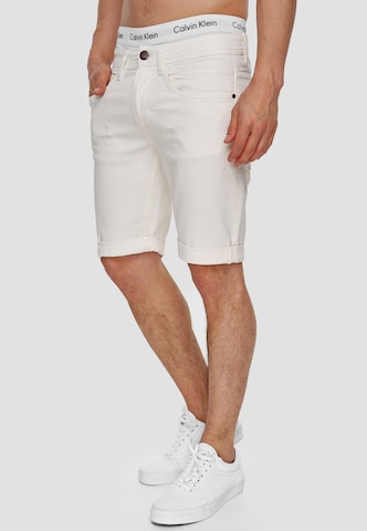 Regular Jean ' Page ' INDICODE JEANS en blanc