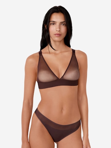 Triangolo Reggiseno 'Gamme' di ETAM in marrone