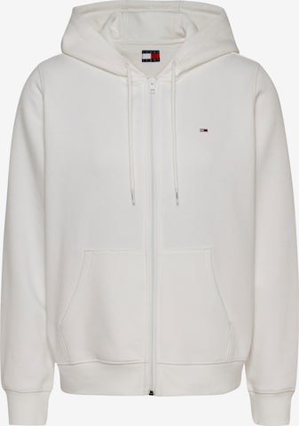 Giacca di felpa di Tommy Jeans in bianco: frontale