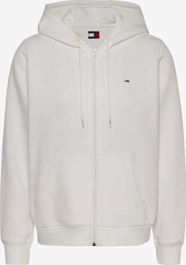 Tommy Jeans Mikina 'Zip-thru Brushed Drawstring' ve velikosti XXS - offwhite, Produkt
