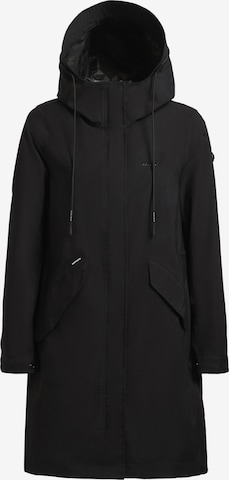 khujo Демисезонное пальто 'Elea' в Черный: спереди