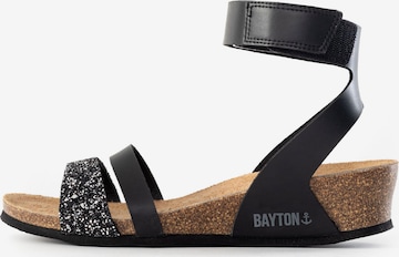 Sandalo 'OTRANTE' di Bayton in nero: frontale