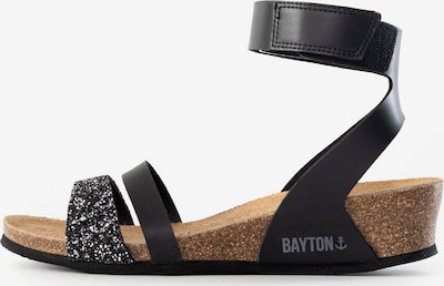 Bayton Riemensandale 'OTRANTE' in 36 in stone / schwarz / silber, Produktansicht